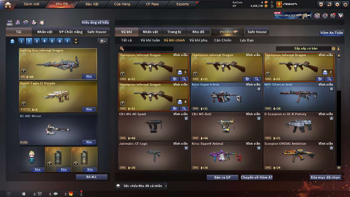 shop acc cf uy tin gia re